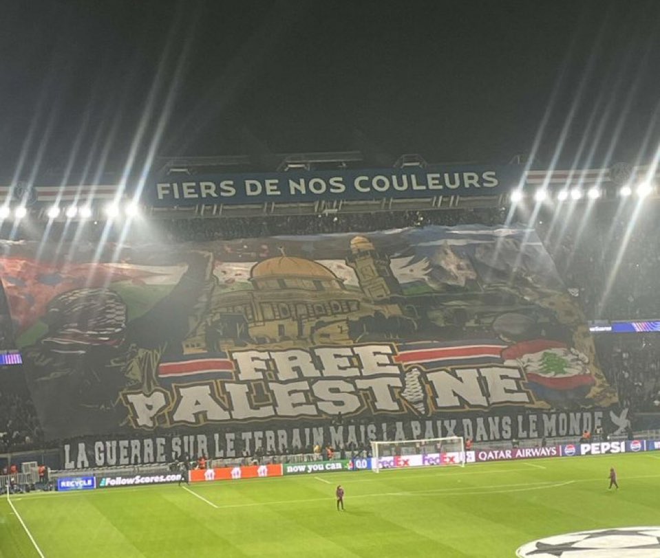 Ilangabet's tweet photo. Le Parc des Princes, stade du Paris Saint Germain ❤️💙

🇵🇸 FREE PALESTINE 🇵🇸 https://t.co/L2v8SiCzjz