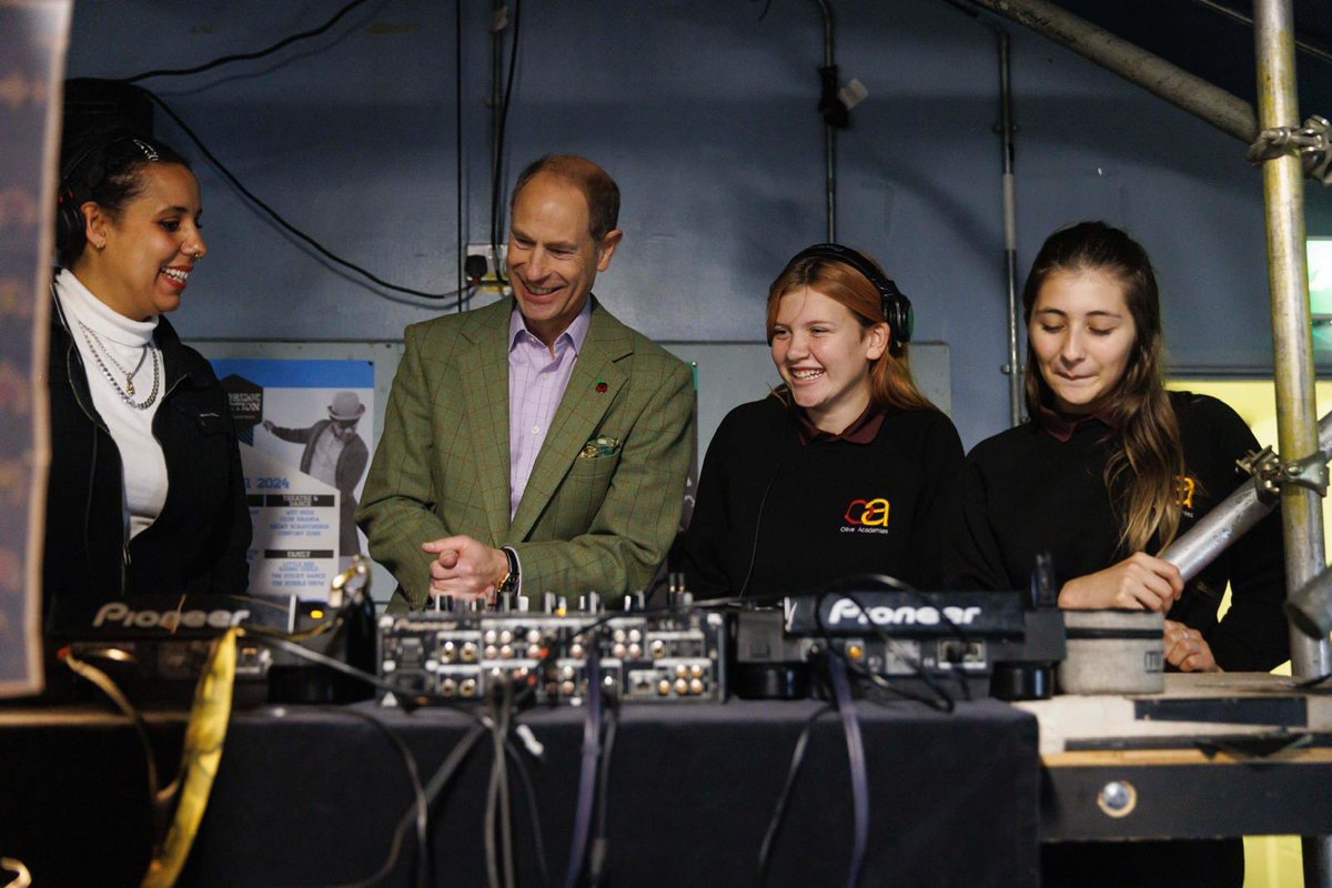 RoyalFamily's tweet photo. The Duke of Edinburgh visited Cambridge Junction this week to see the charity and arts centre’s work with young people and emerging artists. https://t.co/WRE8RLz5m9