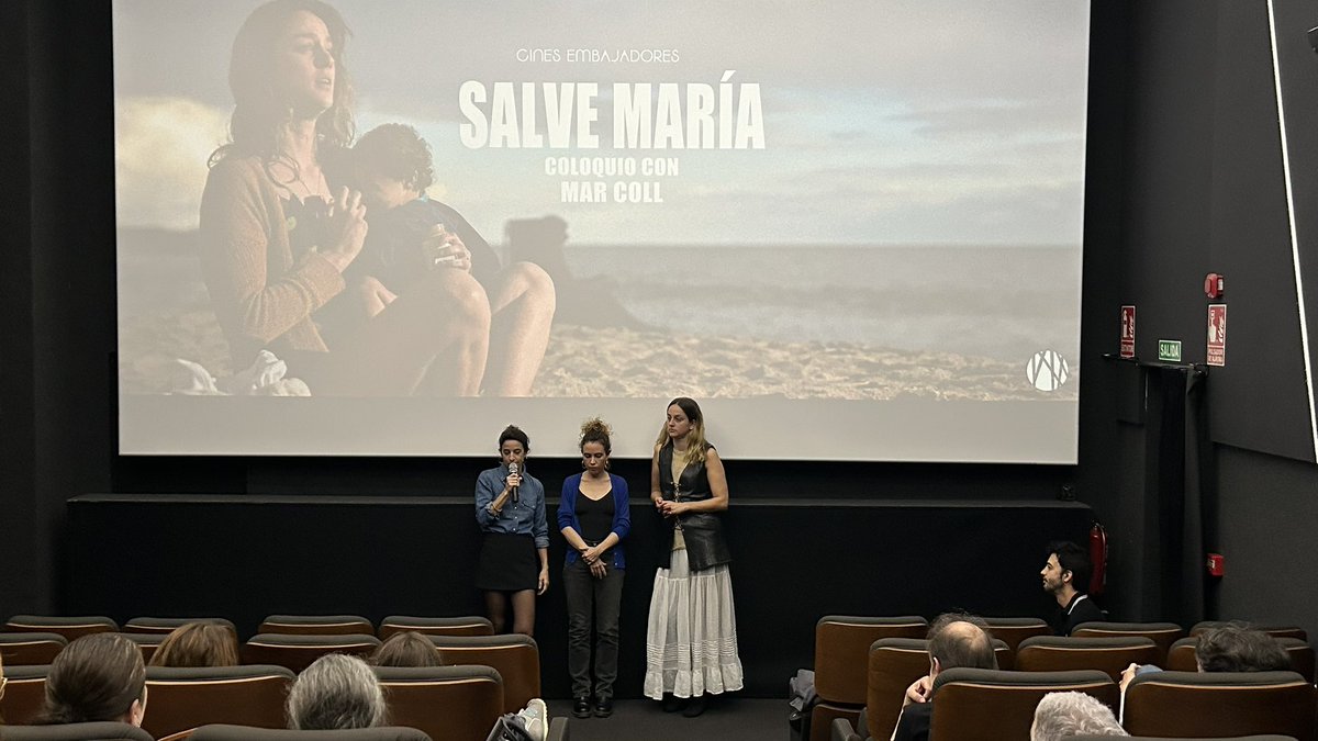 beatrizmartmart's tweet photo. #SalveMaria me ha encantado. A través del thriller #MarColl nos cuenta la historia de María, una madre que se arrepiente. Sin palabras, con los silencios y las miradas, #LauraWeissmahr transmite tanto 🩷 un viaje hacia la oscuridad que llega de muchas maneras @CineEmbajadores https://t.co/5JgDalRpAr