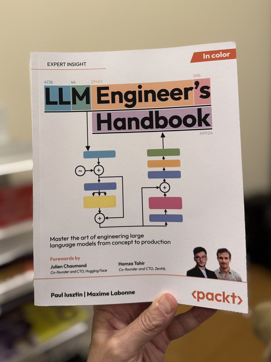 ivanfioravanti's tweet image. LLM Engineer’s Handbook by @maximelabonne and  @iusztinpaul is really good! Great job in making complex topics accessible and engaging.
I liked a lot chapters on SFT and DPO and Inference Optimization! 🔝🔝🔝
