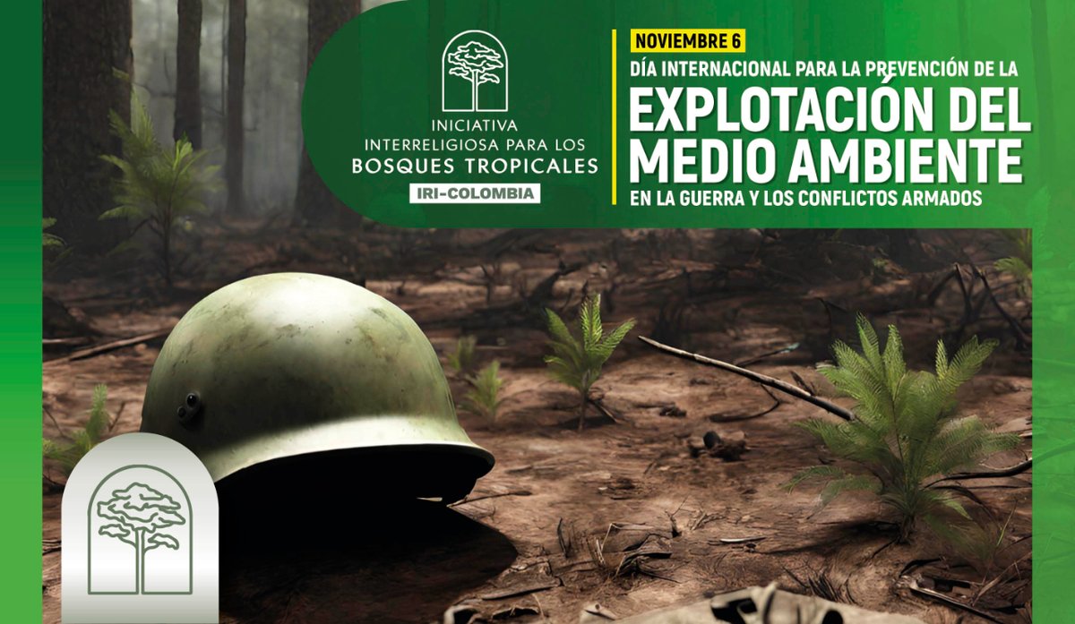 Día Internacional para la Prevención de la Explotación del Medio Ambiente en la guerra y los conflictos armados 🍃 En medio de las guerras, el medio ambiente también es una víctima: sus fuentes hídricas son envenenadas, bosques talados y centenares de animales sacrificados.