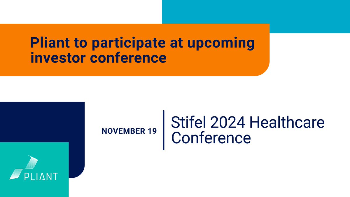 Join Pliant team members as they sit for a #firesidechat with Stifel Financial Corp. analyst, Alex Thompson, PhD, as part of the Stifel 2024 #Healthcare Conference on Tuesday, November 19th. More details: ir.pliantrx.com/news-releases/…