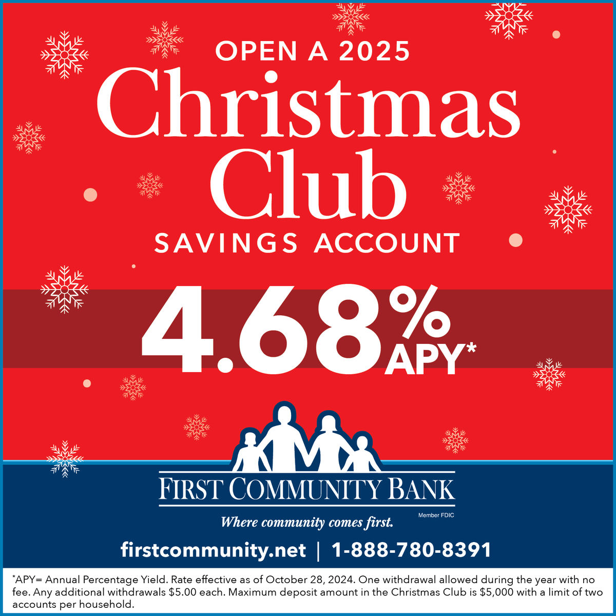 Give yourself the gift of savings this year! 🎁 Earn 4.68% APY when you open a Christmas Club Savings Account online or in a branch near you. brev.is/471KX