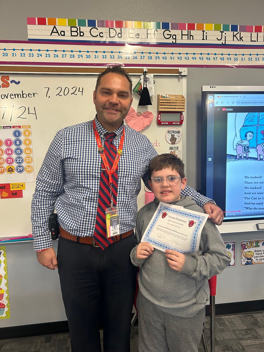 Way to go Michael on earning an Above &amp; Beyond award today!