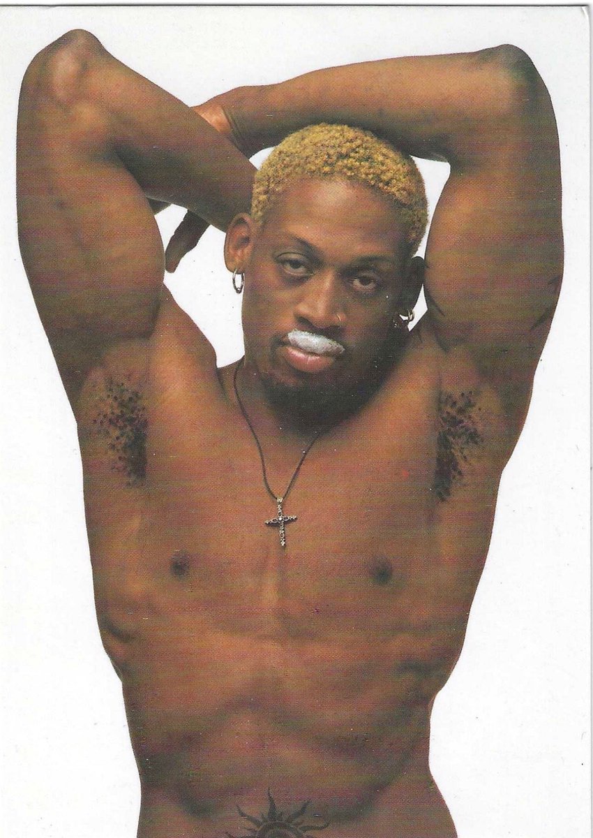 tomgorls's tweet photo. dennis rodman &amp; nelly for ‘got milk?’ https://t.co/BMapd846Nr