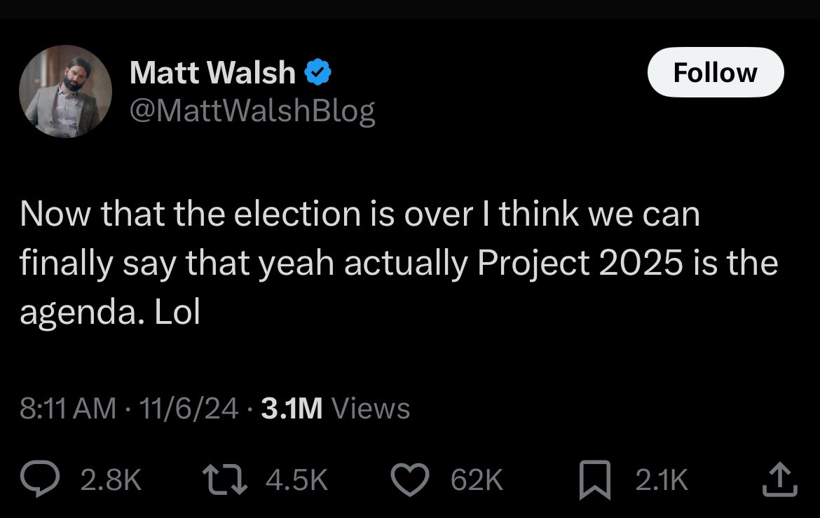 This is why civility politics and “when they go low, we go high” doesn’t work. Fascists are liars, they don’t believe in truth and they will do ANYTHING to win. They do not respect your institutions or safeguards and will dissolve them.