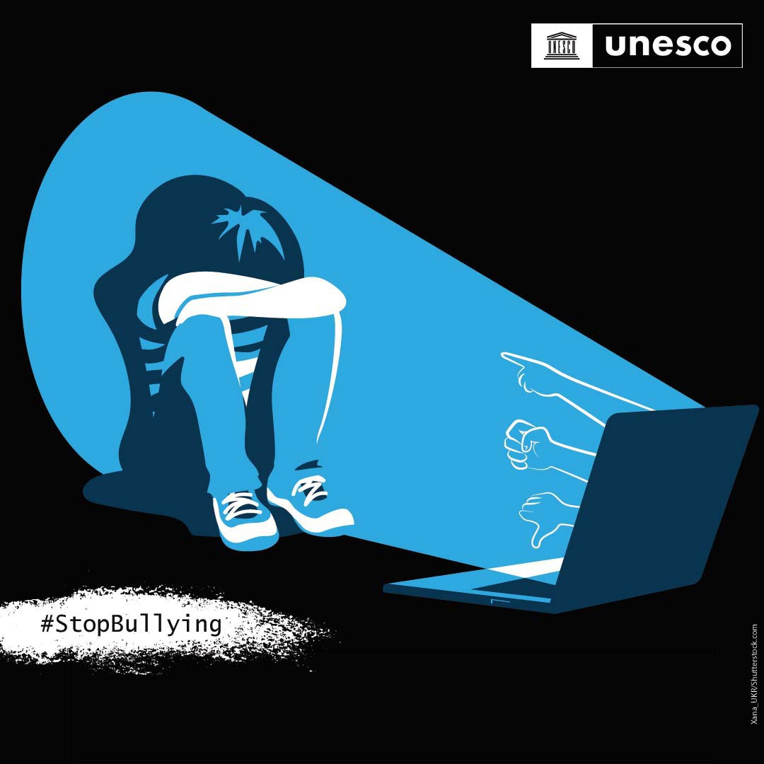 United Nations (@un) on Twitter photo Bullying, including cyberbullying, can have serious impacts on children’s mental health and well-being.
It can also seriously affect their fundamental right to an education.
More from <a href="/UNESCO/">UNESCO 🏛️ #Education #Sciences #Culture 🇺🇳</a> on Thursday's #StopBullying Day: unesco.org/en/days/agains… Bullying, including cyberbullying, can have serious impacts on children’s mental health and well-being.
It can also seriously affect their fundamental right to an education.
More from <a href="/UNESCO/">UNESCO 🏛️ #Education #Sciences #Culture 🇺🇳</a> on Thursday's #StopBullying Day: unesco.org/en/days/agains…