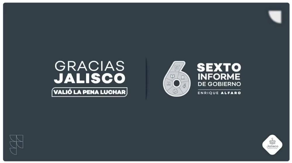ingmirnamis's tweet photo. 👏 Felicitaciones al Gobernador @EnriqueAlfaroR por su 6to. Informe de Gobierno y por todo el trabajo tan trascendental que impulsó en beneficio de Jalisco.

Como bien lo mencionó durante su exposición, el camino fue complicado, pero los resultados son evidentes. 👍

#6InformeJalisco
#GraciasJalisco