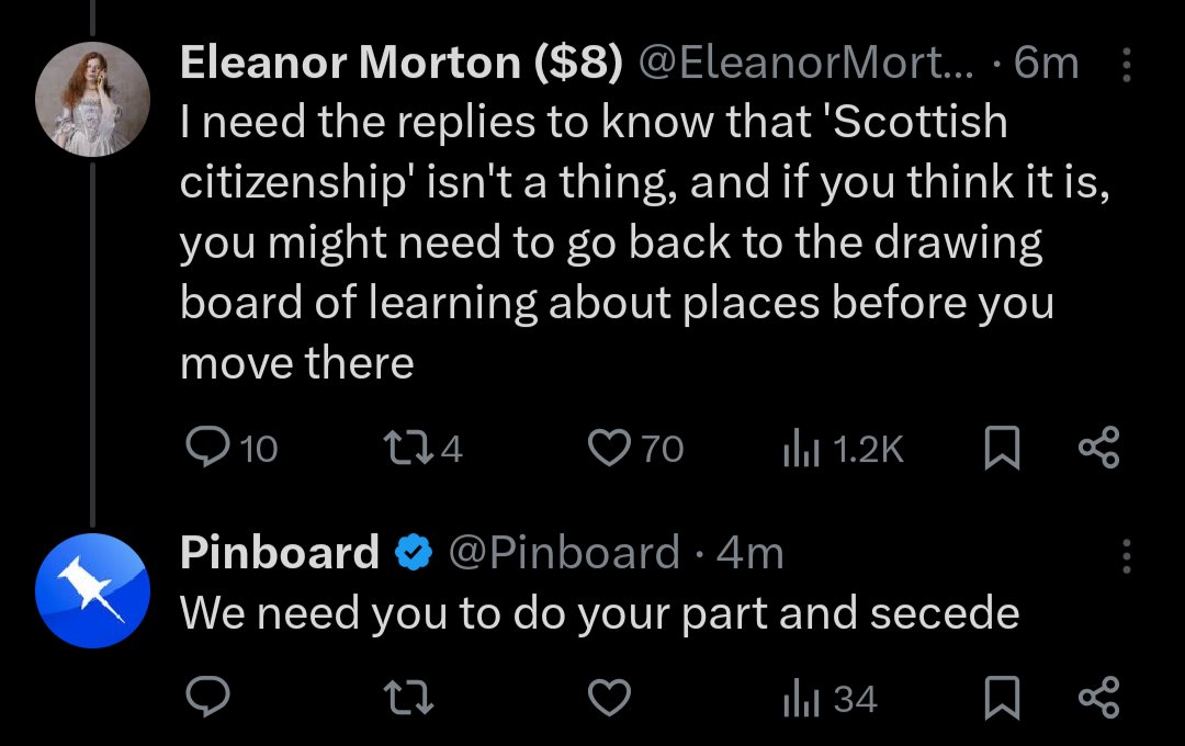 The folks I follow on twitter+successors fall into 4 or 5 separate spheres that don't interact. When I see them connect, it makes my day.