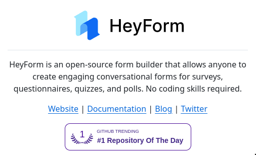 tom_doerr's tweet image. &quot;Open-Source Form Builder&quot;