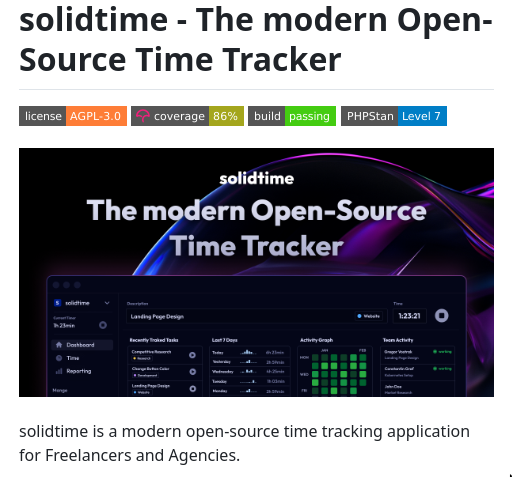 tom_doerr's tweet image. &quot;Modern open-source time-tracking app&quot;