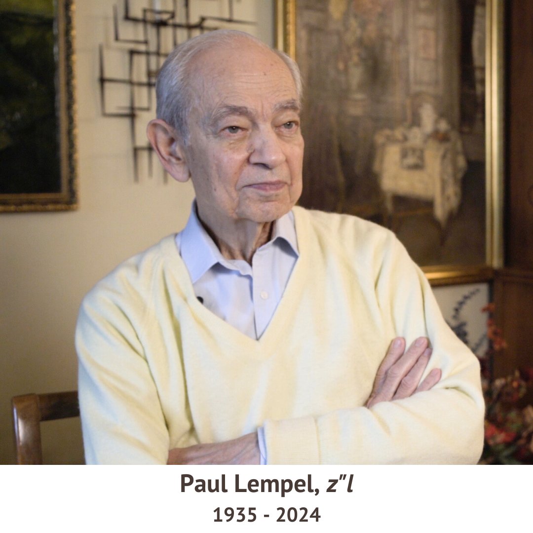 We are mourning the loss of Paul Lempel, z”l (1935-2024). We interviewed Paul, himself a lawyer, for our “Beyond the Books: Yiddish Writers and their Descendants” series in 2019 because his mother, Blume Lempel, was a lauded Yiddish writer: yiddishbookcenter.org/collections/or…