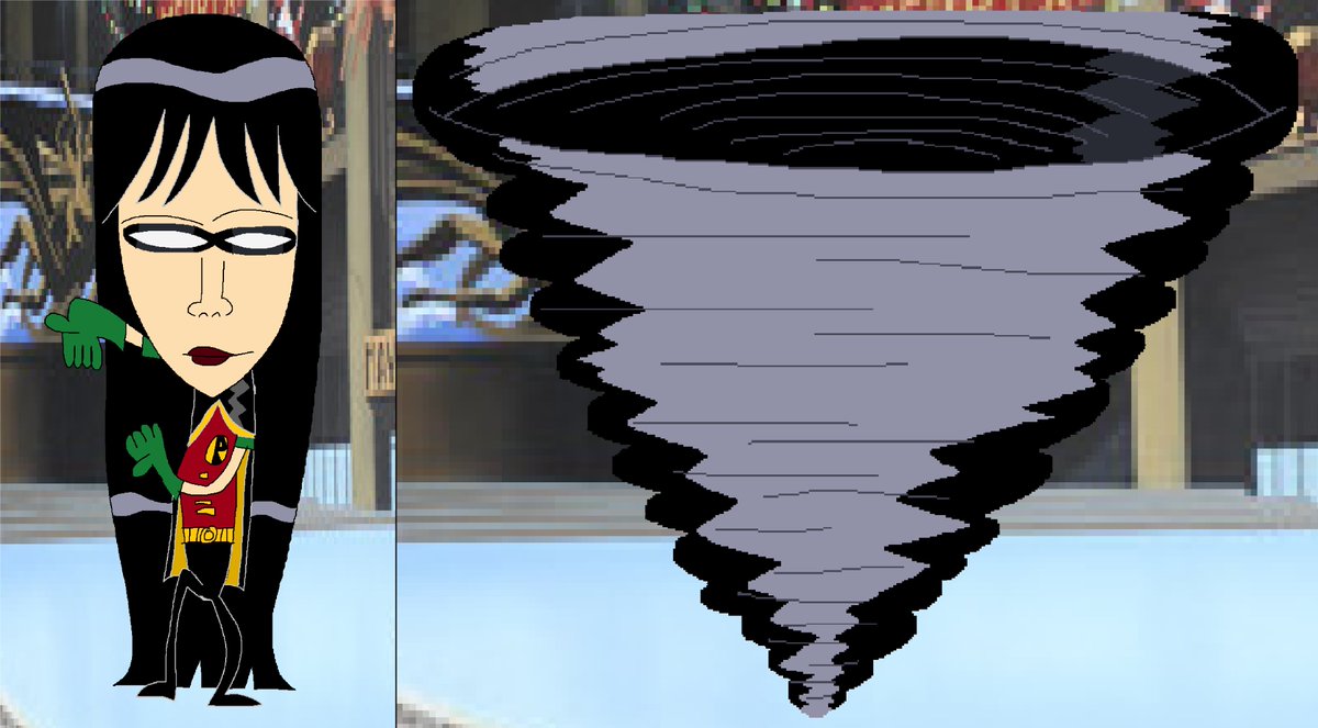 Azel_98's tweet photo. @JuliaKato @worldsfinest @dcauwatchtower Here are Some Pic of The Best #Robin With Spinning Powers #RobinAmy #IntergangAmy #SupermaTheAnimatedSeries #BatmanTheAnimatedSeries #FemRobin #DCAU #FanArt #SpinningTornado https://t.co/9YJKl1ONl7
