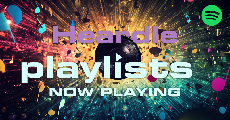 Hey Heardlers!

If you fancy a bit of extra-curricular audio revision, you'll be pleased to know that I've started adding the game playlists to Spotify.

Currently you'll find 17 different playlists, and over time I'll add more. 

#Spotify Playlists: bit.ly/HeardlePlaylis…