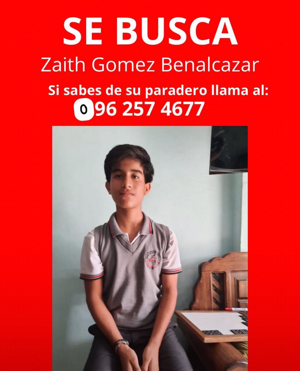 EmergenciasEc's tweet photo. #DesaparecidosEcuador
Ayuden a compartir por favor, gracias https://t.co/2DIXCj52Zb