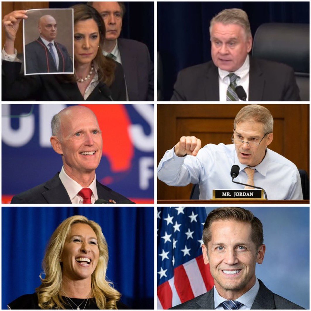 NewsLiberdade's tweet photo. 🚨URGENTE - Todos os parlamentares americanos que apoiam o impeachment de Moraes e tem projetos para tirar seu visto, foram eleitos! 

Maria Salazar - Florida
Jim Jordan - Ohio
Rep MTG - Georgia
Rep McCormick - Georgia
Sen Rick Scott - Florida
Chris Smith - N. Jersey https://t.co/9UsWdO4M0p