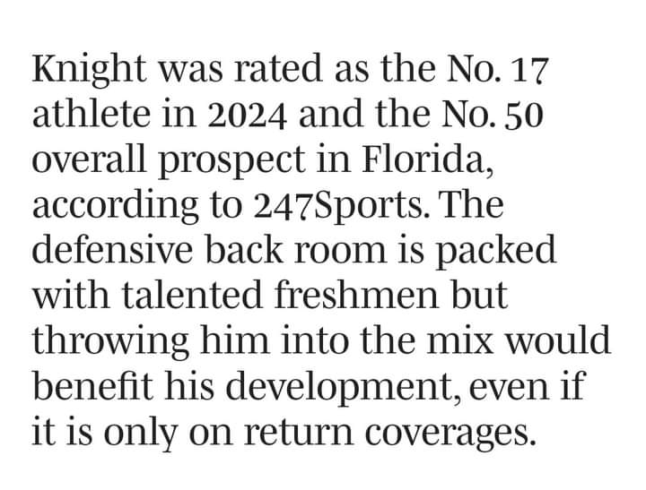 RecoKnight0617's tweet photo. Just know when my son @Knight6Ricky does step on to the field it'll be all gas and no breaks 💪🏾😎💯 https://t.co/DptOsb8Zgh