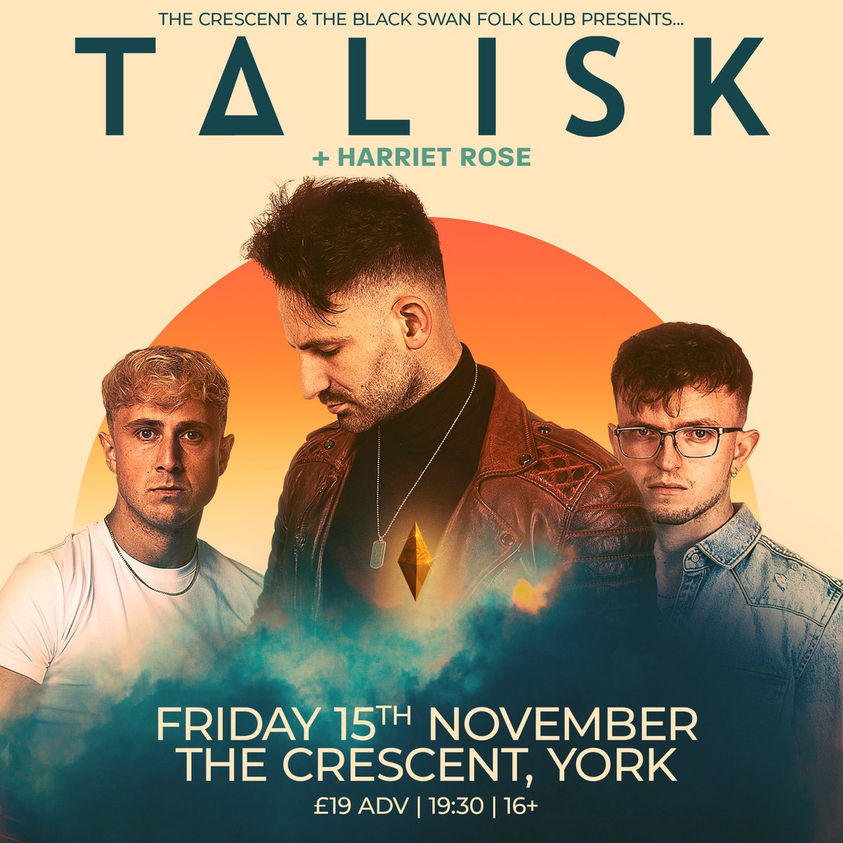 The brilliant Harriet Rose joins as support for the nearly SOLD OUT Talisk show next week!

Grab your tickets before they’re gone!

🎟️🎟️&gt;&gt;&gt;&gt;&gt; 
thecrescentyork.seetickets.com/event/talisk/t…
