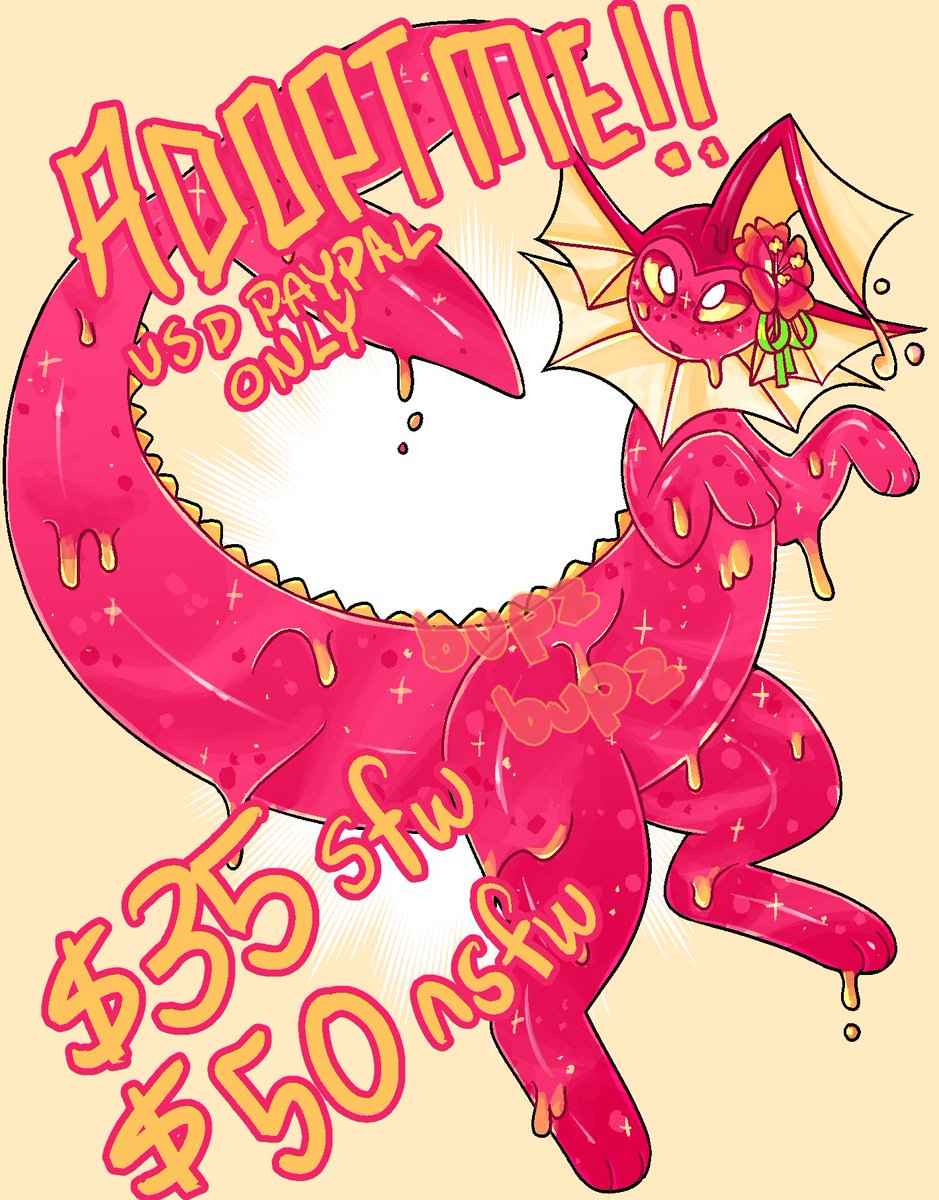 amalgamcorps's tweet photo. ☁️TROPICAL PUNCH SLIME VAPPY UP FOR ADOPTION!! todays warmup ^.^ comment to claim, youll get the full resolution emailed to you! $35 sfw or $50 nsfw and ill make a nsfw ref with YOUR input on what kinda junk this vappy has! https://t.co/TgR8IzI8HC
