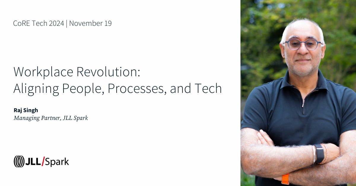 JLL Spark (@jllspark) on Twitter photo Join JLL Spark Managing Partner <a href="/trajsingh/">triskaidekaphobia πΊπ¦</a> at CoRE Tech 2024. Raj is taking part in the panel discussion, Workplace Revolution: Aligning People, Processes, and Tech.
Learn more: co.jll/4hFhDkW
#CRE #PropTech #VentureCapital
<a href="/RealcommEvents/">Realcomm Events</a> Join JLL Spark Managing Partner <a href="/trajsingh/">triskaidekaphobia πΊπ¦</a> at CoRE Tech 2024. Raj is taking part in the panel discussion, Workplace Revolution: Aligning People, Processes, and Tech.
Learn more: co.jll/4hFhDkW
#CRE #PropTech #VentureCapital
<a href="/RealcommEvents/">Realcomm Events</a>