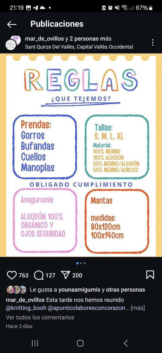 EvaporatingSun's tweet photo. Por si alguien quiere saber se ha organizado un grupo (somos más de 2000 personas) de tejedoras que estamos colaborando para donar peluches y ropa tejida para regalar entre las familias de Valencia estas navidades https://t.co/bhnHRplyVx