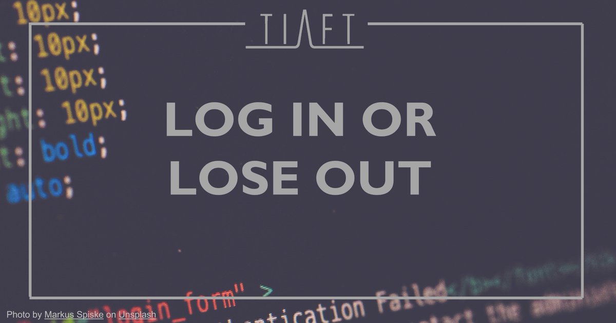 You there, TIAFT Member! Put that doom-scrolling to better use and login to the Members' Area at TIAFT.org! If you leave it too long your membership will lapse and 💥there go all those benefits.