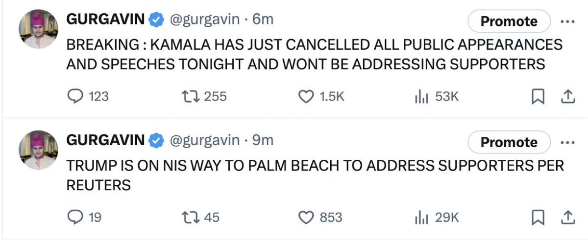 A STORY IN 2 TWEETS