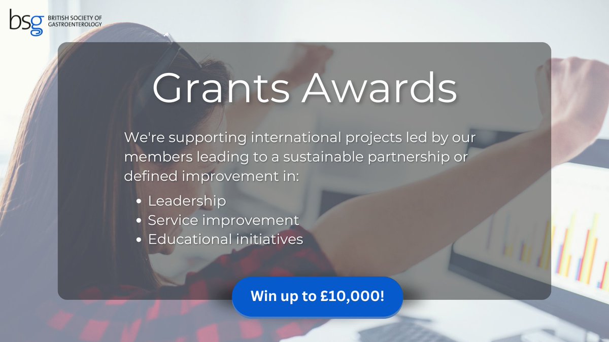 The funding application call is now open for the BSG International Committee Grants Awards! 🎉

We're awarding up to 5 grants to support international projects led by our members to enhance knowledge or organisational development in order to provide the best care and outcomes for