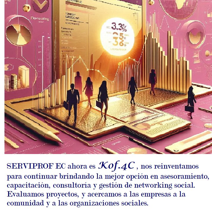 Serviprof_ec's tweet photo. La mejor opción en asesoramiento, #capacitación, #consultoría y gestión de networking social.
Evaluamos #proyectos, y acercamos a las empresas a la comunidad y a las organizaciones sociales.
Gestionamos sus proyectos de Responsabilidad Social Empresarial. #RSC 
#Biz #entreprises https://t.co/3qogitTCaO