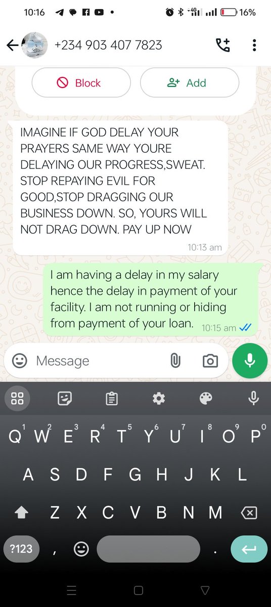 DoEldorado's tweet photo. @fccpcnigeria @nbasblofficial @officialNESG @SECNigeria @ngxgrp @NafdacAgency @SONNigeria @ConsumersNCC @nbcgovng @Gidi_Traffic @TundeIrukera @fccpcnigeria I have complaints about a loan company. They have grossly dragged me aground. I told them to give me a short time to clear my facility with them but they have resorted to character assassination. https://t.co/c7i0PslK4P