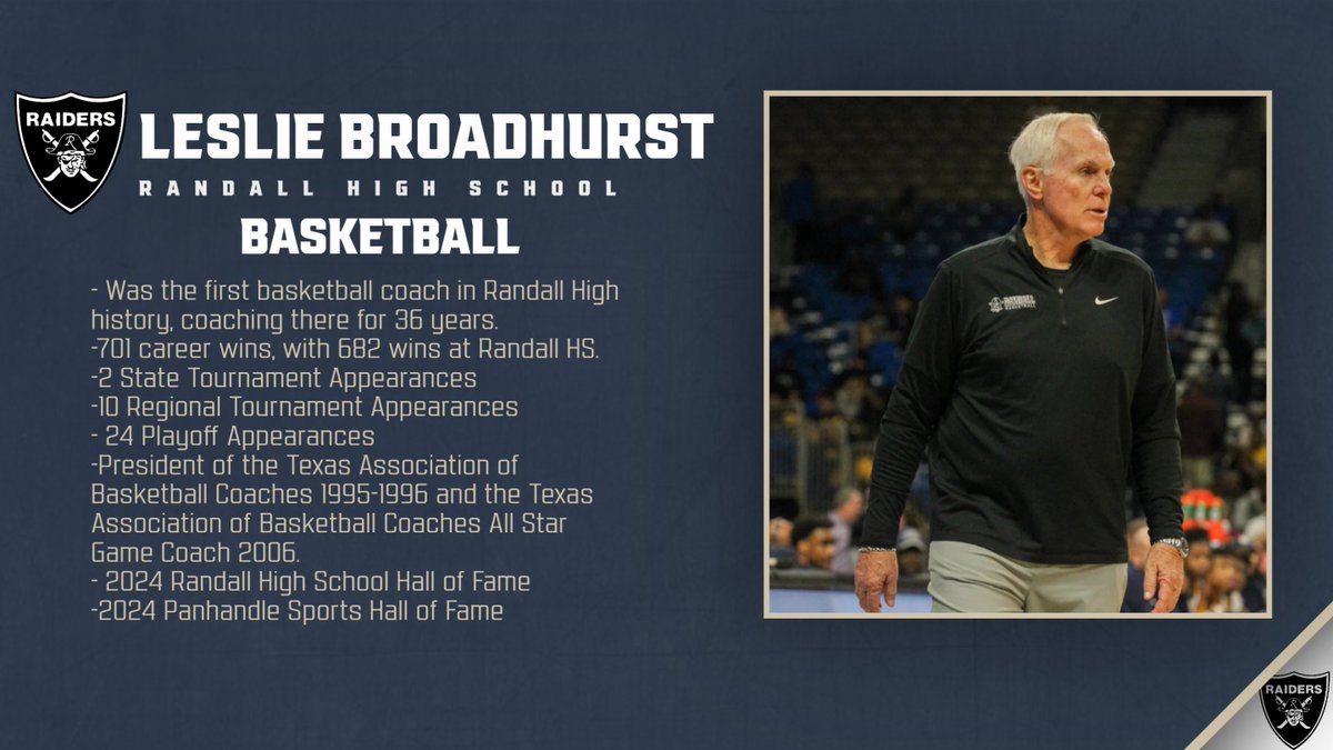 CanyonAthDept's tweet photo. The next inductee to this year's Hall of Fame class is Coach Leslie Broadhurst. https://t.co/lXKvKQcUd8