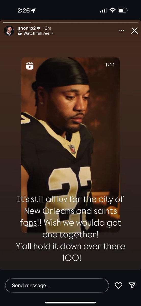 nick_underhill's tweet photo. Marshon Lattimore made an appreciation post for Saints fans on IG https://t.co/PXTLTQ91pN