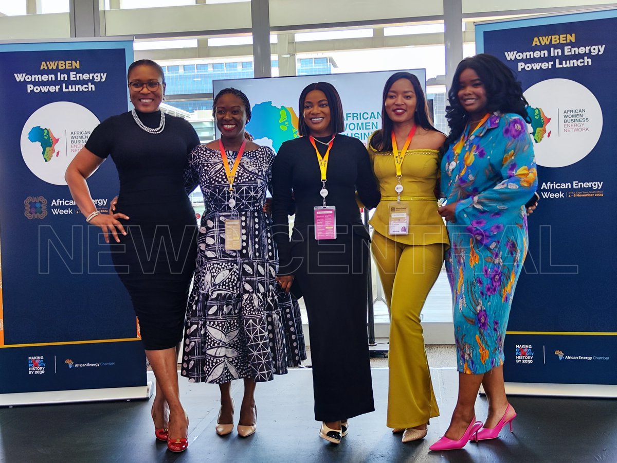 NewsCentralTV's tweet photo. [IN PICTURES]: Women in the energy sector gathered today at the African Women Business Energy Network lunch. The event provided an opportunity for women professionals in energy to connect, share insights, and discuss the industry's challenges and opportunities.

#AEW2024 https://t.co/YsUVsBODjQ