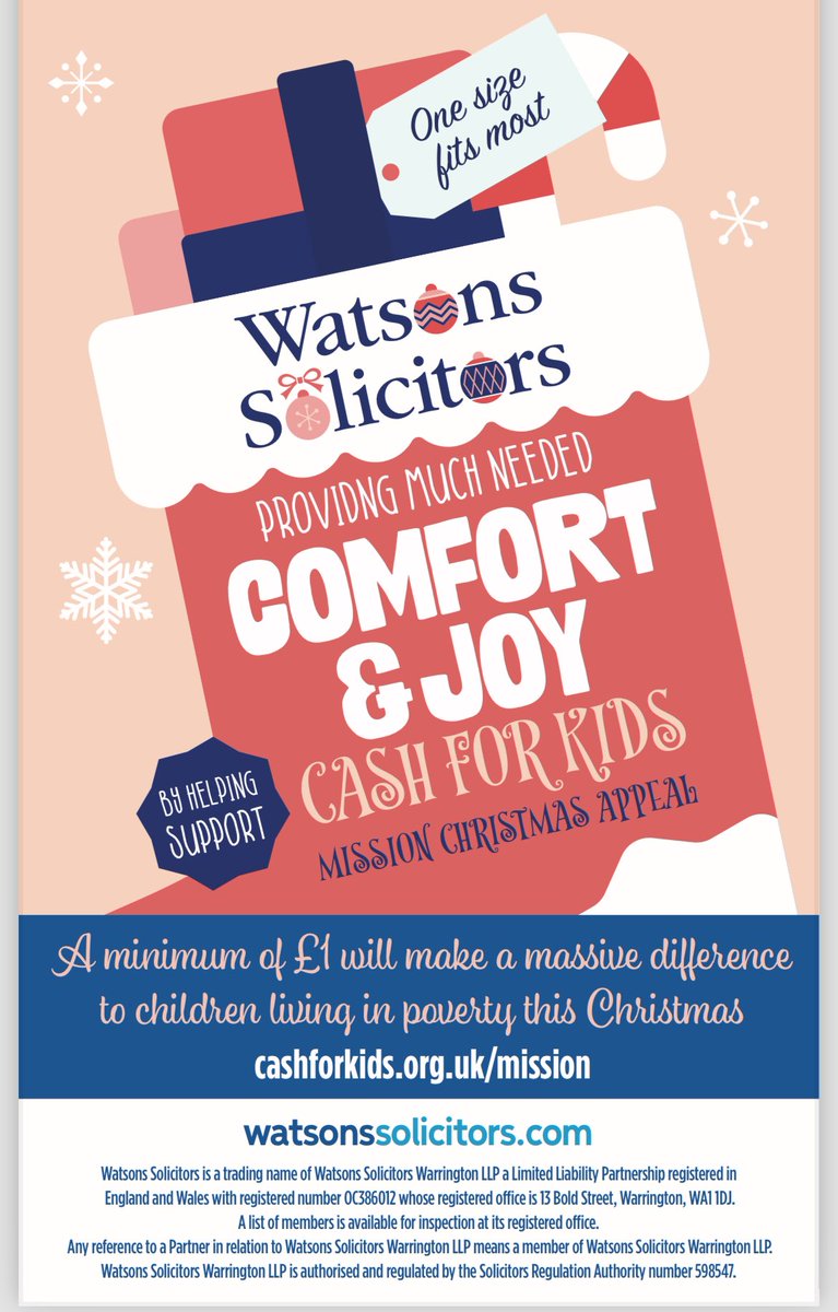 Watsons have decided to support an amazing Warrington business Stand Out Socks ✌️🧡🧦 AND Cash for Kids charity all in one with our corporate Christmas gifts this year. What’s not to love ❤️ #christmas #warrington #cheshire #corporategifts #gifts