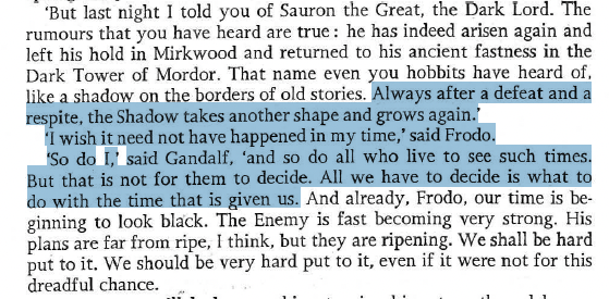 Inspired by <a href="/PinkRangerLB/">Lyra, Esq., is NOT DAREDEVIL</a>, I'm turning to Tolkien.