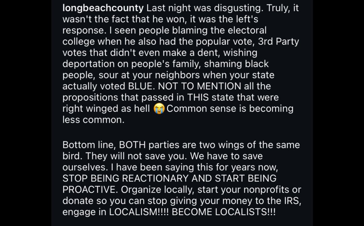 longbeachcounty's tweet image. My message to THE LEFT 🫵🏾🤨