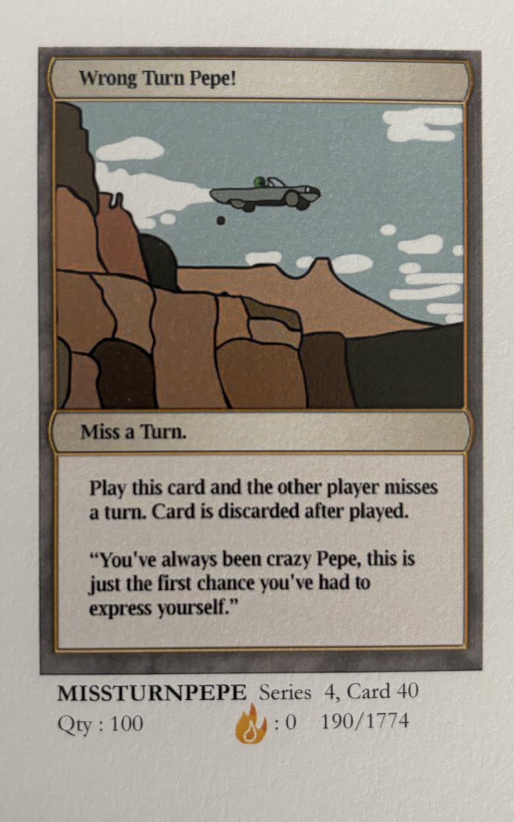 One OG #Rarepepe a day #missturnpepe 🐸 #NFT #Bitcoin