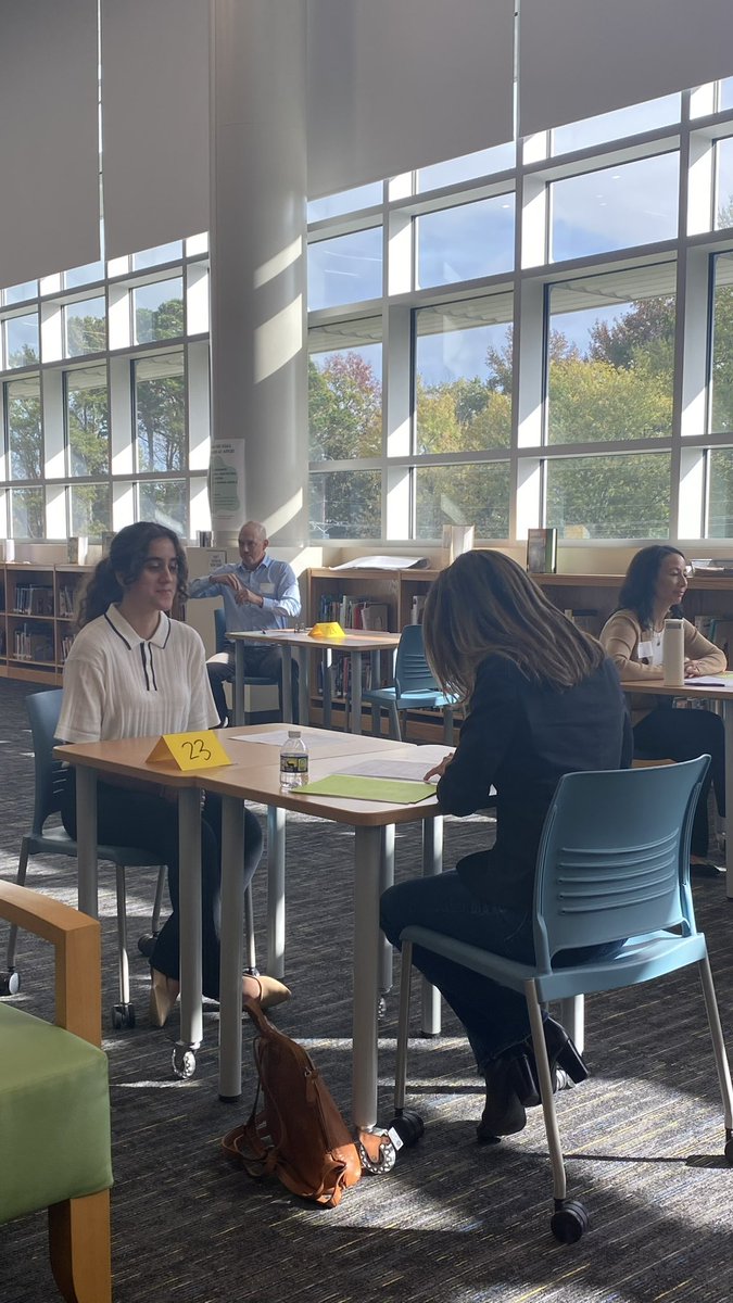 Today, the Junior AOIT students had their mock interviews! A big thank you to the volunteers who helped make this event a success!! #FutureFocused