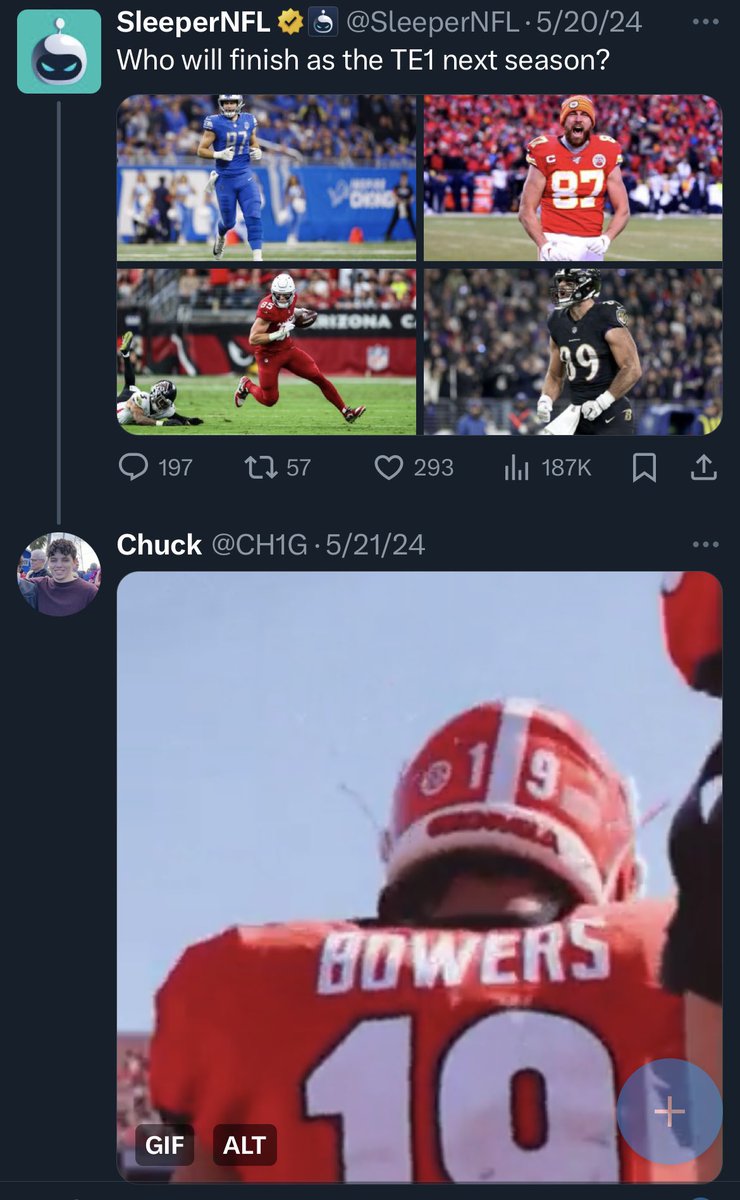 Chuck tweet media