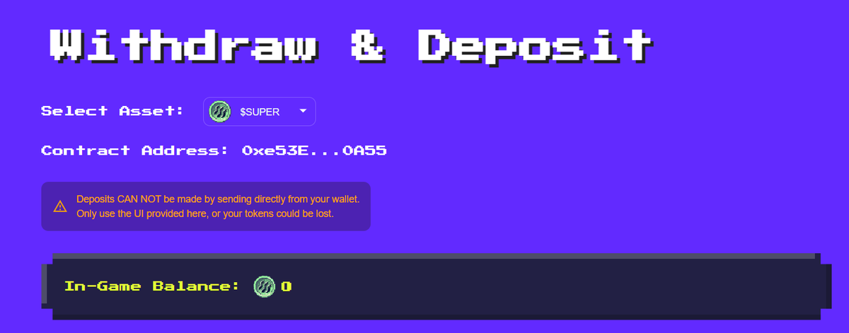 Cyber_ImpPlant's tweet photo. I'm not sure what is happening, but I can't deposit, because Pixels isn't detecing my $SUPER from my MetaMask Wallet 🥲😢😭
I'm not alone.
@whatslukedoing @pixels_online @uumooment #PixelsCreator #SuperVerse #Depositing #LetMeIn https://t.co/HgGt8bYR3l
