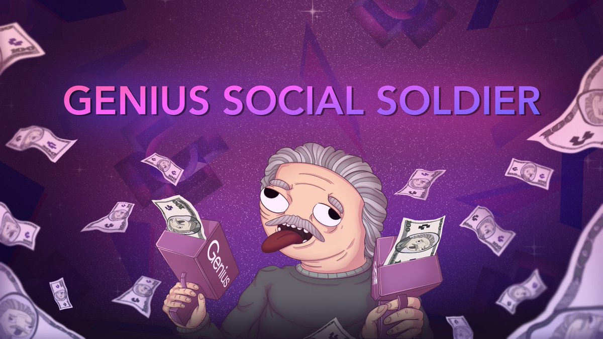 Genius (@geniusterminal) on Twitter photo Launching.. Genius Social Soldier 🪖🧠
Our early supporters deserve to be recognized, become a soldier and get exclusive rewards.
The ability to claim "Genius Social Soldier" is only live for 13 days on <a href="/Metaverse_HQ/">Metaverse HQ</a>.
app.mvhq.io/missions/geniu… Launching.. Genius Social Soldier 🪖🧠
Our early supporters deserve to be recognized, become a soldier and get exclusive rewards.
The ability to claim "Genius Social Soldier" is only live for 13 days on <a href="/Metaverse_HQ/">Metaverse HQ</a>.
app.mvhq.io/missions/geniu…