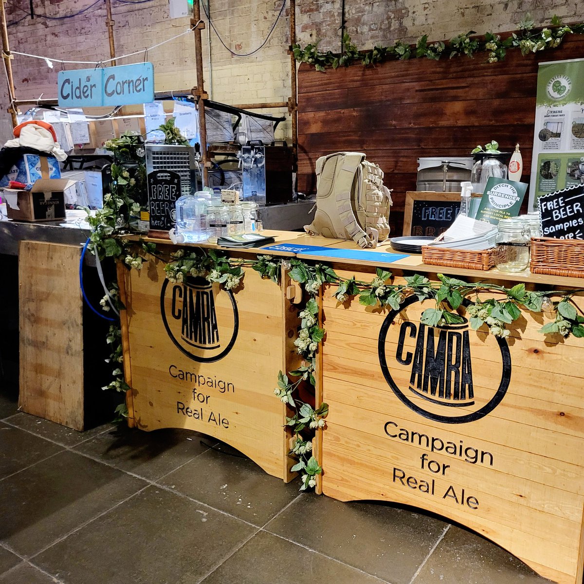 Superb set up for <a href="/BelfastBeerFest/">Belfast Beer & Cider Festival</a> new venue at Banana Block (opposite Boundary) in East Belfast. Thur-Sat. Come say hello 👋🏼