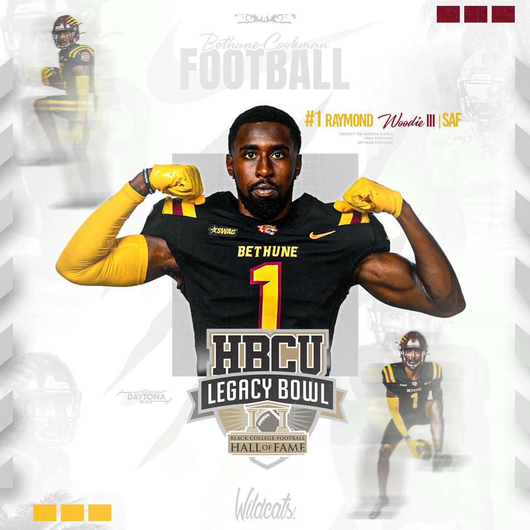 𝘽𝙪𝙞𝙡𝙙𝙞𝙣𝙜 𝙖 𝙇𝙀𝙂𝘼𝘾𝙔! 

Congratulations to Raymond Woodie III, who has accepted an invite to the 2025 Allstate <a href="/HBCULegacyBowl/">HBCU LEGACY BOWL</a>! 

#𝙃𝙖𝙞𝙡𝙒𝙞𝙡𝙙𝙘𝙖𝙩𝙨 | #𝙋𝙧𝙚𝙮𝙏𝙤𝙜𝙚𝙩𝙝𝙚𝙧