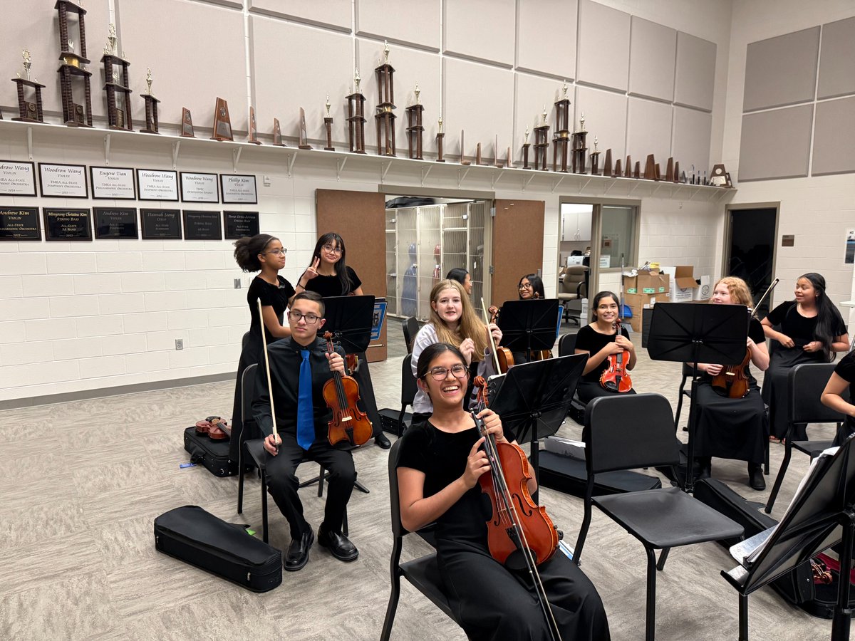 The orchestra performed their first concert of the year last night at CSHS.  What a fabulous way to start the year.  Go Knights!!