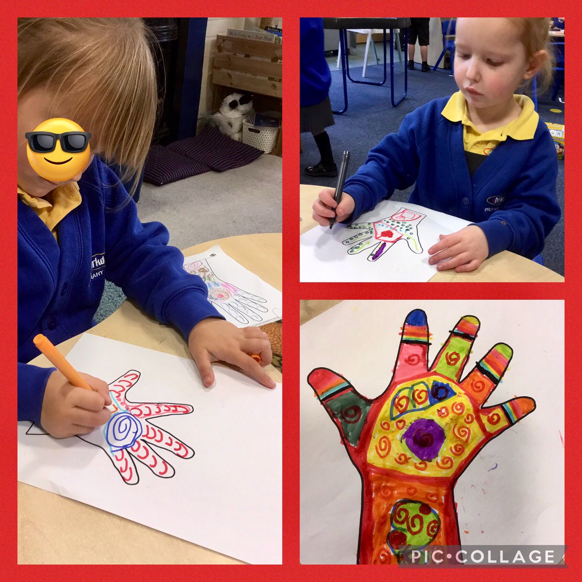 Happy Diwali. The children have been making their own mehndi and rangoli patterns in school this week.