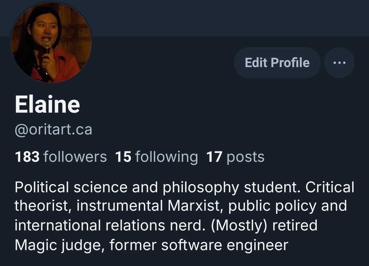 Hey look i have a fancy handle on the social media site not run by a fascist emerald mine person