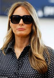 I got 2,000 likes for a post about fake Melania, but none whatsoever for my retraction. Fact is, she has had (more) major, major work done on her face and was wearing the giant shades to cover the bruising.

Note: No surgeon on Earth can mend a broken soul.