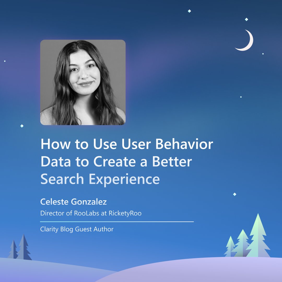 Microsoft Clarity (@msftclarity) on Twitter photo Looking to turn website clicks into meaningful interactions that drive engagements and increase conversions? 🚀 It starts with understanding your user behavioral insights to enhance your Search Experience Optimization (SXO) strategy.
<a href="/CelestexLili/">Celeste Gonzalez</a>, director of RooLabs at Looking to turn website clicks into meaningful interactions that drive engagements and increase conversions? 🚀 It starts with understanding your user behavioral insights to enhance your Search Experience Optimization (SXO) strategy.
<a href="/CelestexLili/">Celeste Gonzalez</a>, director of RooLabs at