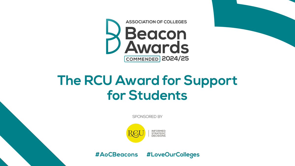 I’m delighted to share that <a href="/PlumptonCollege/">Plumpton College</a> has achieved  🌟Commended status 🌟in the RCU award for Support for Students, a true testament to the hard work of the staff who work tirelessly supporting our students. #AoCBeacons #Aoc
