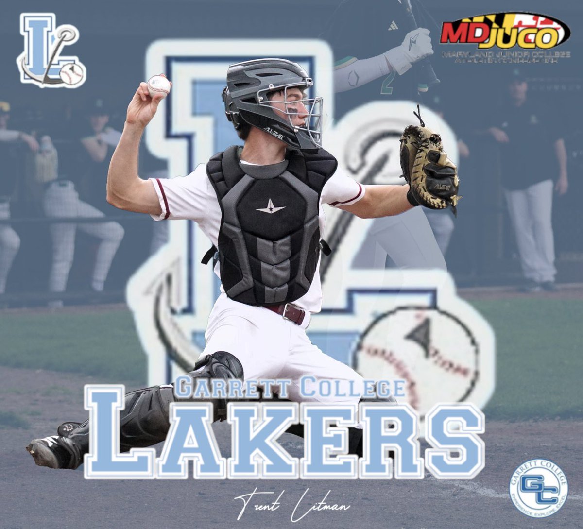 I’m excited to announce my commitment to Garrett College to continue my academic and athletic career✝️. Laker Nation⚓️⚾️